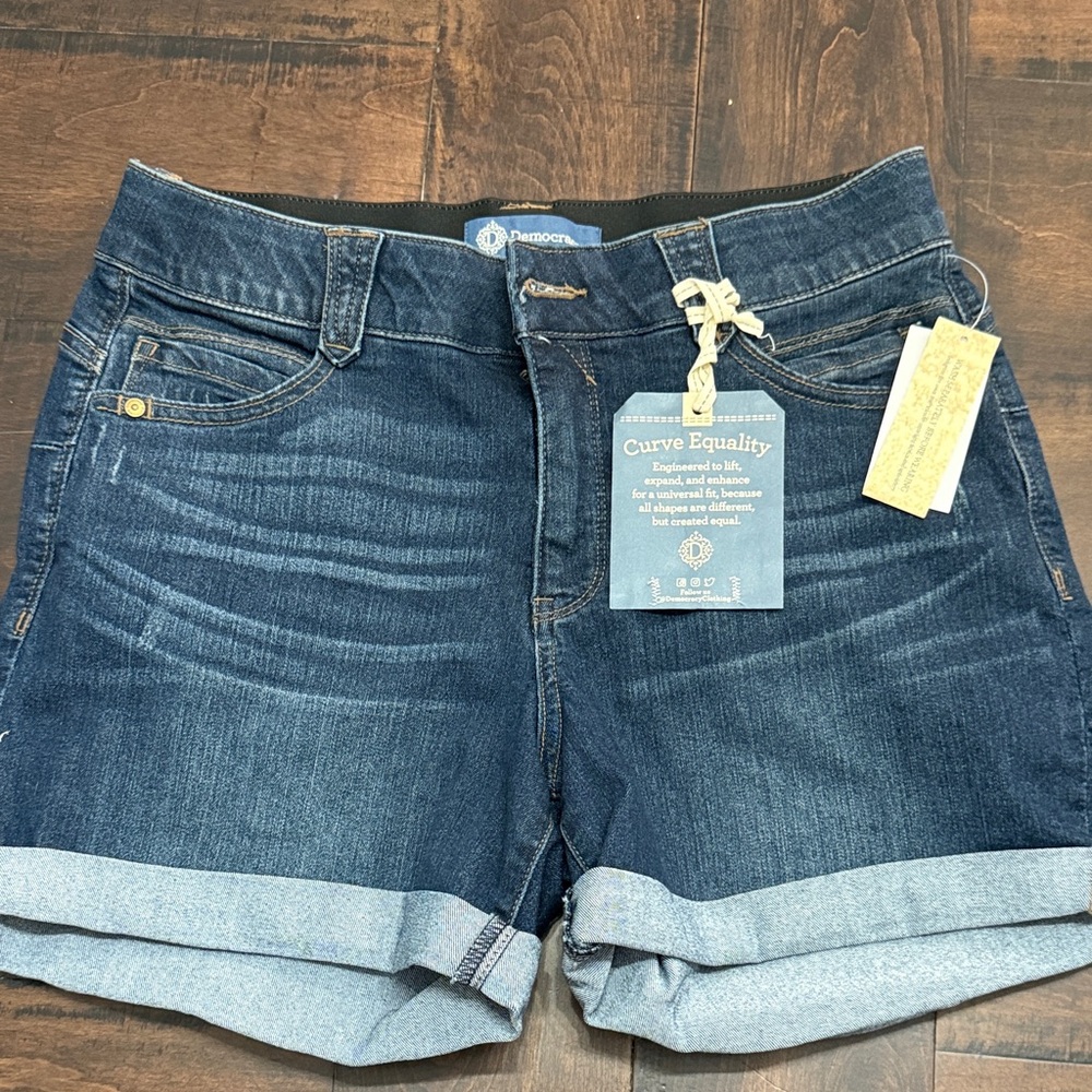 Democracy Women's Dark Blue Jean Shorts